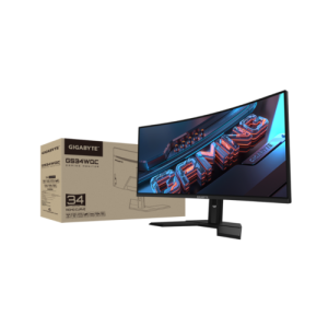 GIGABYTE 34 GS34WQC GAMING Monitor 3440 x 1440 VA120Hz/OC135Hz 1MS