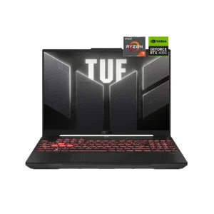 ASUS TUF Gaming A16 FA607NUQ-RL014, AMD Ryzen 7-170, RAM 16G, SSD 512GB, NVIDIA RTX 4050 6GB, 16.0 inch WUXGA 144Hz, Mecha Gray